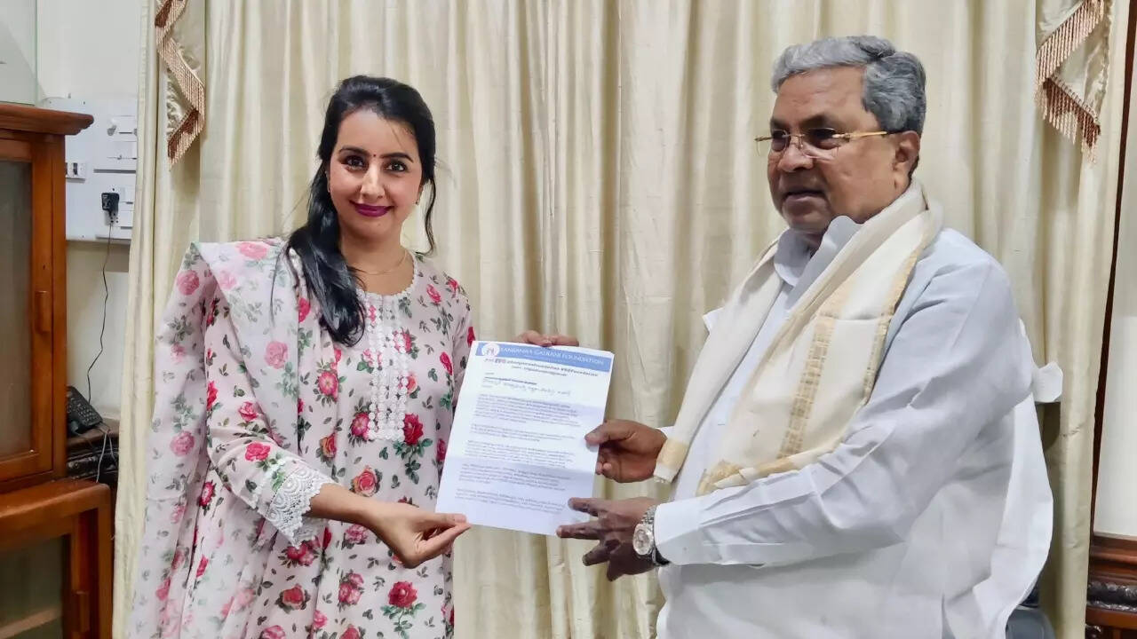 Sanjanaa Galrani on meeting Karnataka CM for forming a Womens organisation  in Sandalwood: Our initiative is not about the Me Too movement -  Exclusive | Kannada Movie News - Times of India