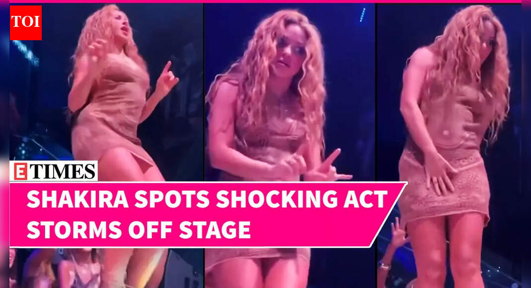 Shakira Ends Performance After Fan's Inappropriate Behaviour; Internet ...