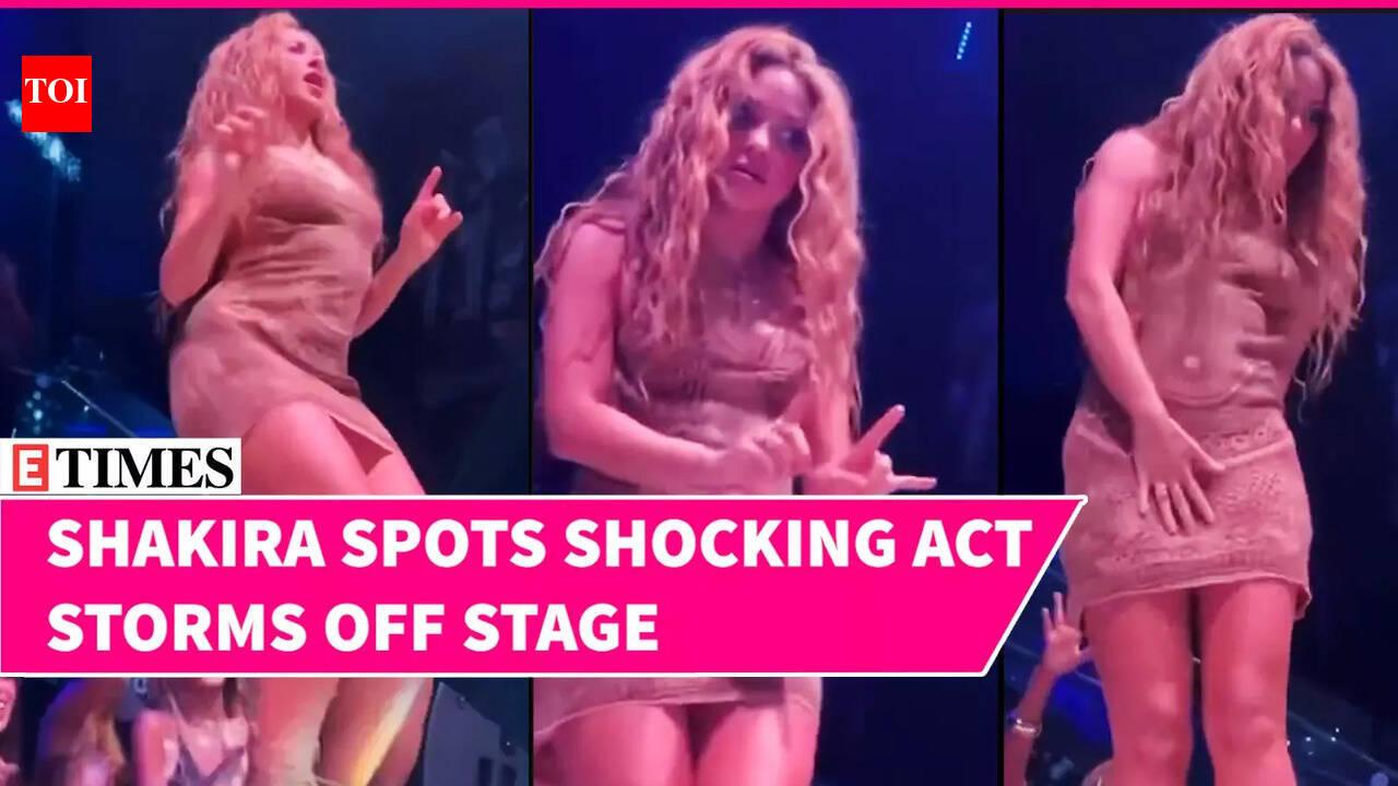 Shakira Ends Performance After Fan's Inappropriate Behaviour; Internet ...