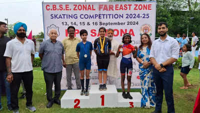 Chhattisgarh emerges as winners in CBSE Far East Zone Skating Competition 2024