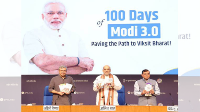 100 days of Modi 3.0 govt: Amit Shah lists PM Modi's achievements in 'Paving the Path to Viksit Bharat' booklet