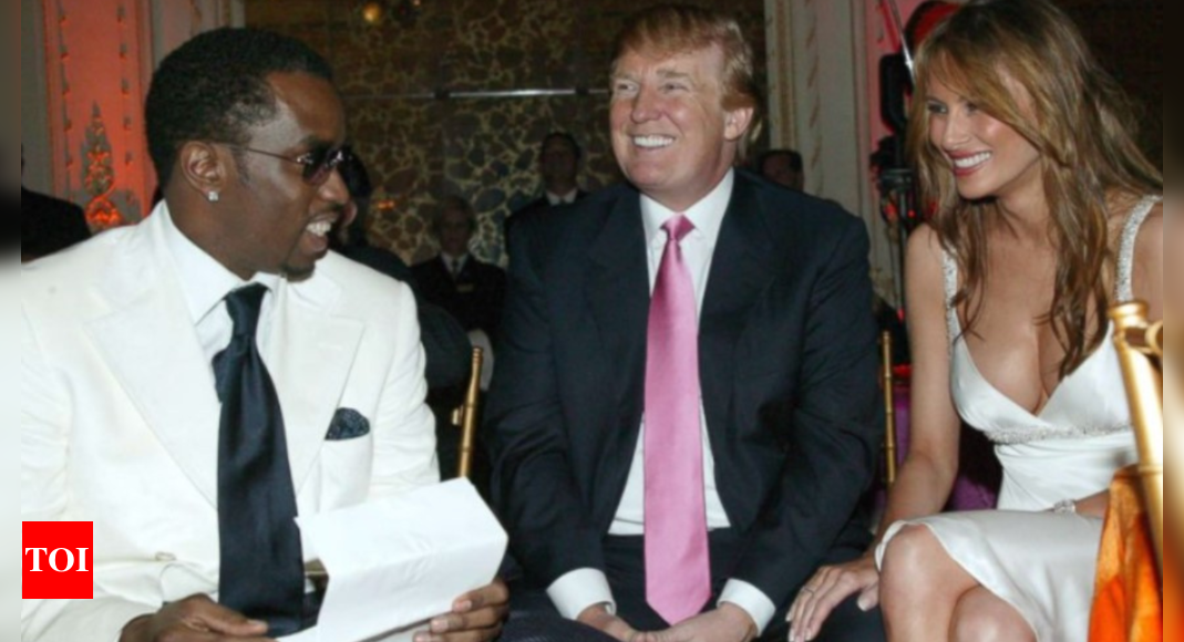 P Diddy And Trump: Diddy and Donald's photo viral as Sean charged with sex  trafficking: 'Why all Trump's friends...' - Times of India