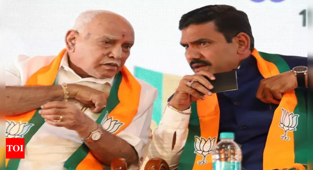 BJP: Swallowing Criticism To Ensure Bjp Returns To Helm In Karnataka:  Vijayendra | Bengaluru News - Times of India