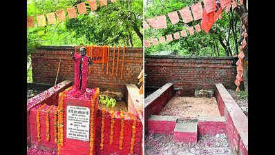 Ambedkar statue installed at Delhi University campus, removed a day later