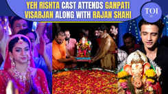 Yeh Rishta’s Samridhii Shukla, Garvita Sadhwani bids adieu to Bappa; attend Ganpati visarjan