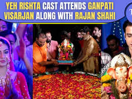 Yeh Rishta’s Samridhii Shukla, Garvita Sadhwani bids adieu to Bappa; attend Ganpati visarjan