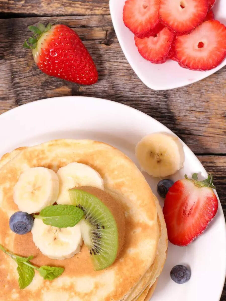 This highprotein, lowcalorie Fruit Pancake is perfect for weight