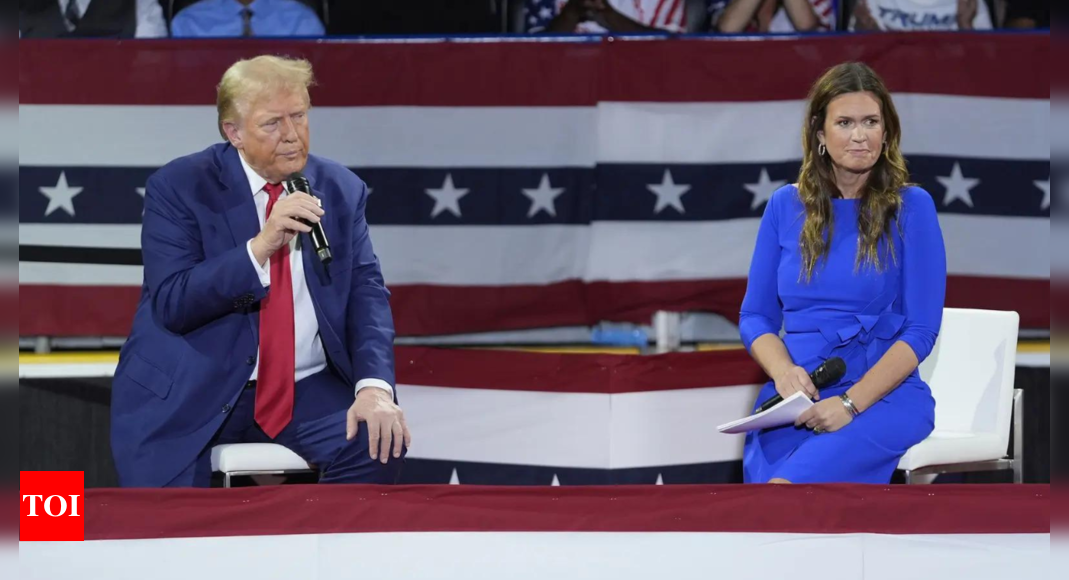 Key Takeaways From Donald Trump Sarah Huckabee Sander’s Town Hall Held at Michigan | World News – Times of India