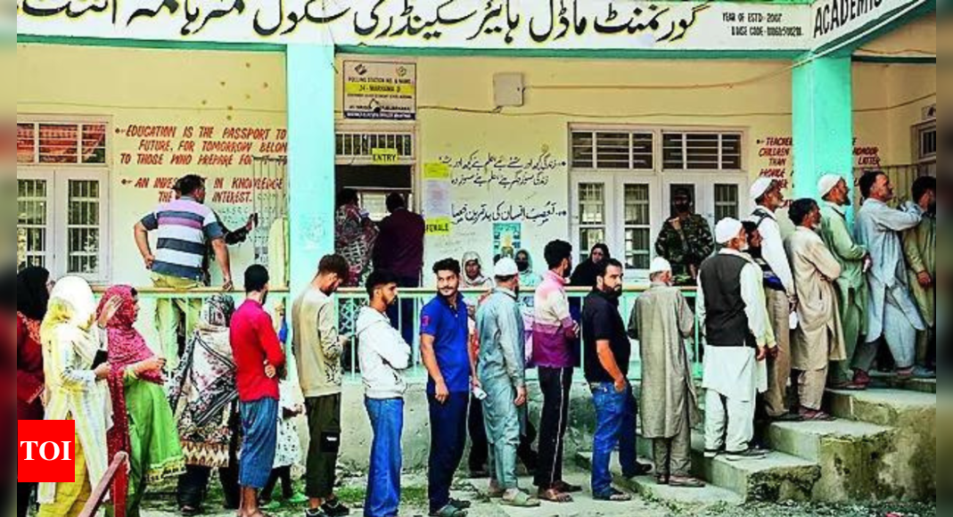 59% turnout in first phase of J&K assembly polls