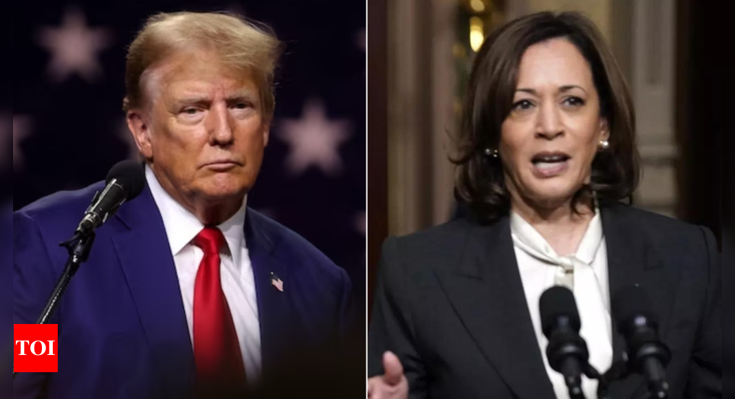 US interest rate cut: ‘Welcome news for Americans’ says Kamala; Fed ‘playing politics’, claims Trump – Times of India