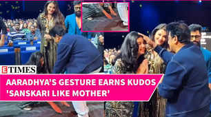 Aaradhya Bachchan Touches Shiva Rajkumar's Feet, Fans Commend Aishwarya Rai Bachchan's Parenting