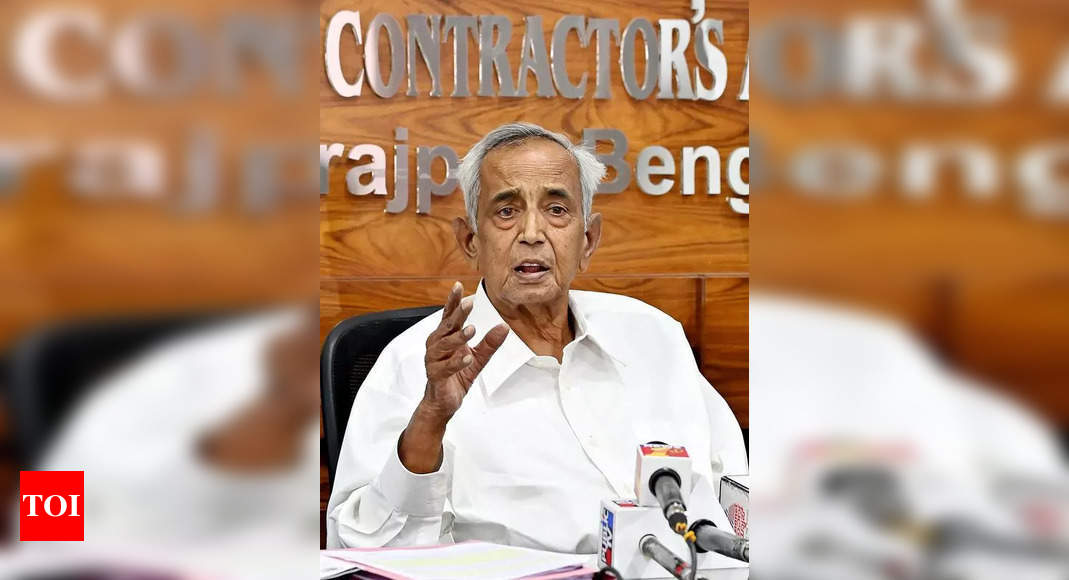 Karnataka Contractors' Association President D. Kempanna Dies