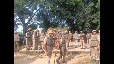 Tension in Shahjahanpur village over land for ‘religious’ activities