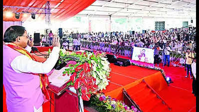 On 100th day in office, CM lists achievements, slams Naveen