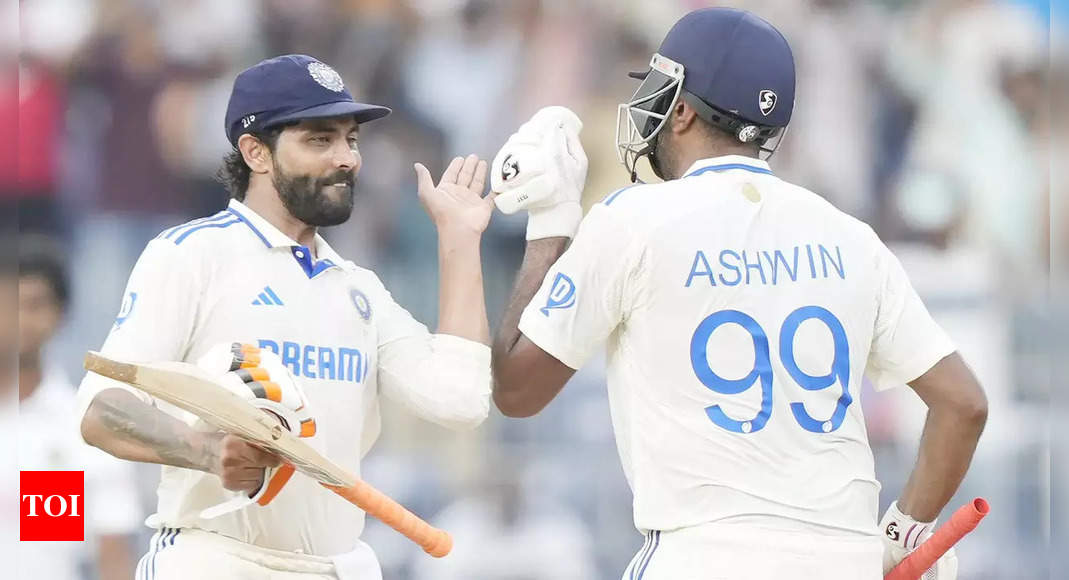 Ashwin and Jadeja Lead India on Day 1