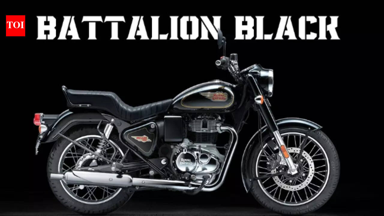 Royal Enfield Bullet 'Battalion Black' launched at Rs 1.75 lakh: What's ...
