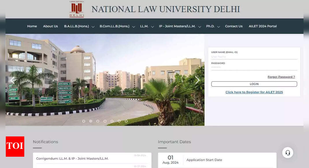 NLU Delhi Revises AILET 2025 Eligibility Criteria: Qualifying Percentage Reduced