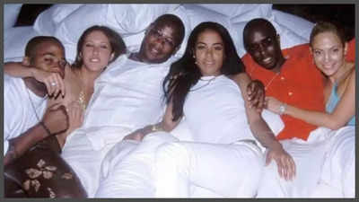 Throwback photo of Jennifer Lopez and Aaliyah with Diddy from Fourth of July bash goes viral