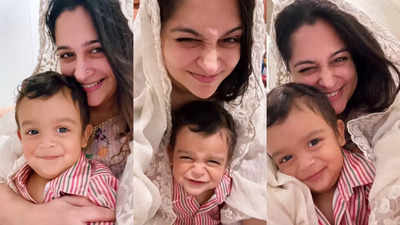 Dipika Kakar shares adorable pictures with son Ruhaan; watch this cute video