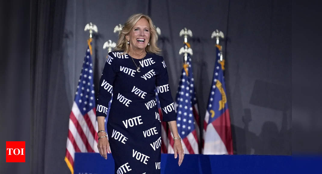 ‘I guess I am’: Jill Biden says she is ‘at peace’ after President opted out of election – Times of India