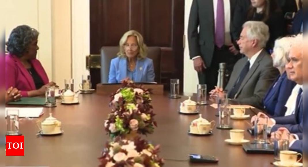 Why Jill Biden joined White House’s cabinet meeting, Republicans fume – Times of India