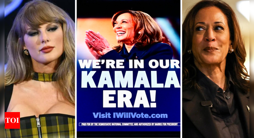 ‘Just hits different’: Kamala Harris reacts to Taylor Swift’s endorsement – Times of India