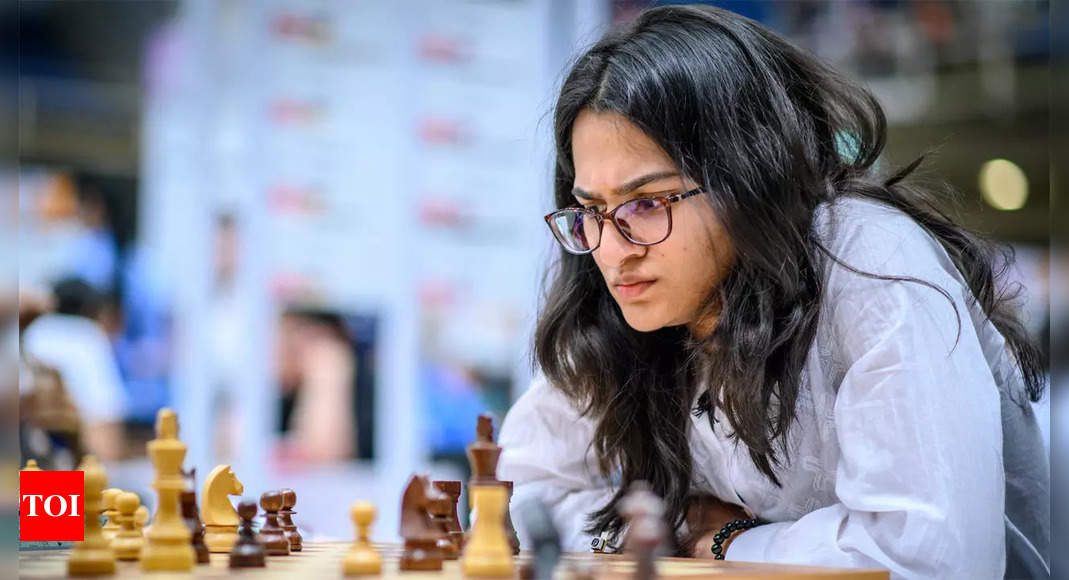 Chess Olympiad: Indian women’s team draws with United States after Vantika’s win | Chess News – Times of India