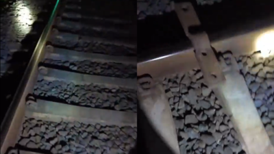 Train mishap averted after fishplates, keys found on tracks in Surat