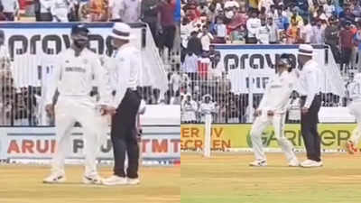 Virat Kohli spotted chatting with Richard Kettleborough after umpire's reaction to his dismissal goes viral