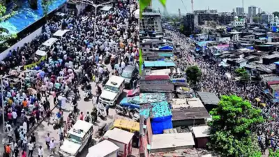 Stone-pelted, forces deployed: Protest erupts in Mumbai's Dharavi over BMC's demolition of 'illegal' mosque construction