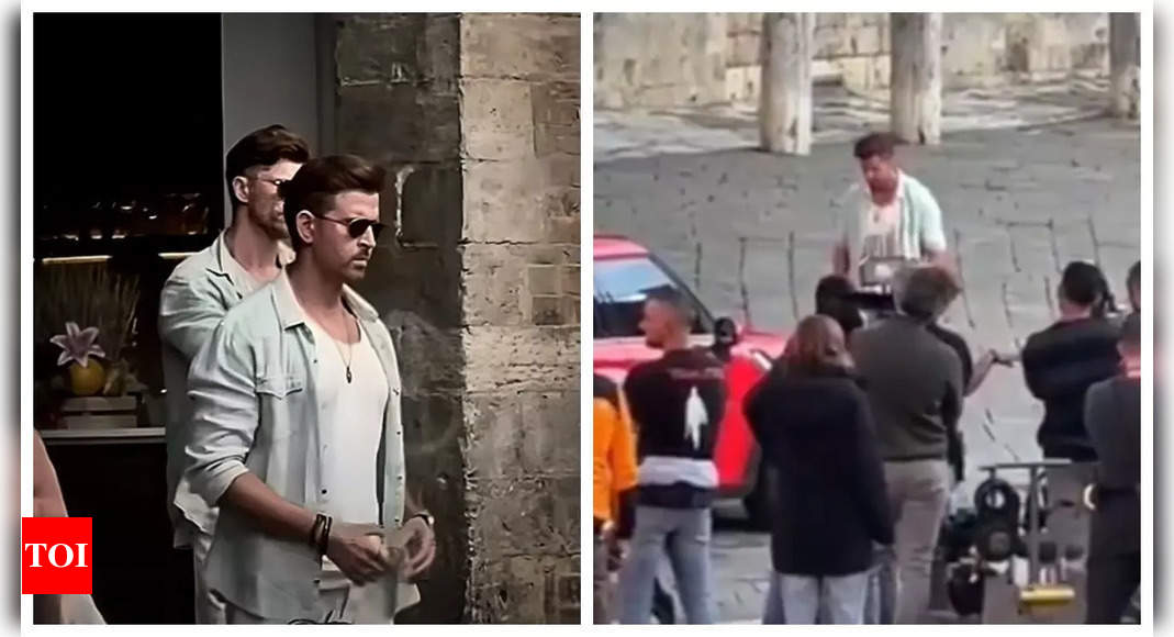 Hrithik Roshan SPOTTED filming intense action sequences for ‘WAR 2’ in Italy – WATCH |