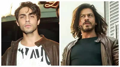 Aryan Khan or SRK, who wore this jacket better?