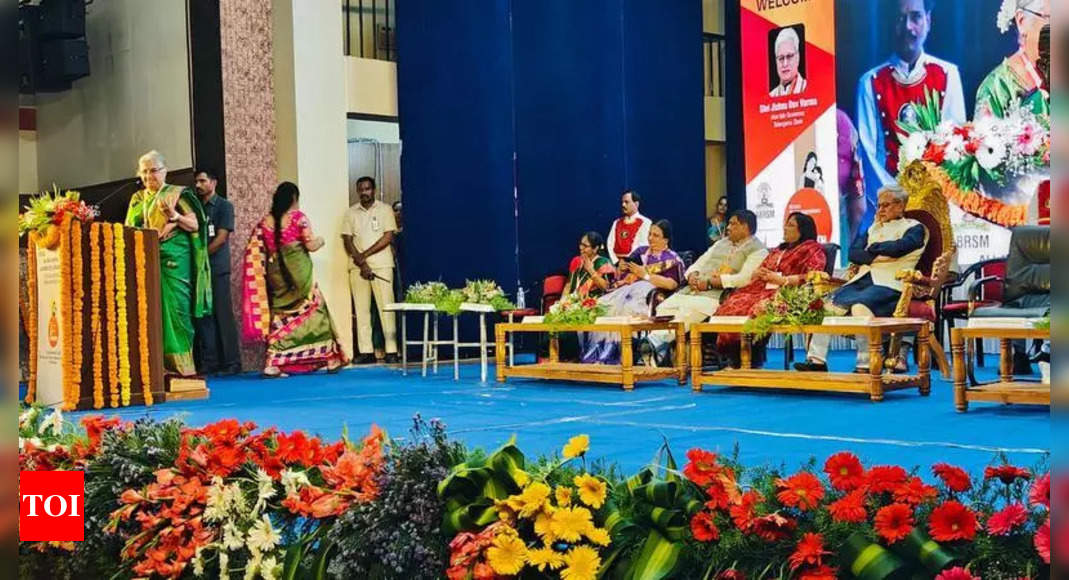 Empowering Women in Leadership: Sudha Murthy Advocates at All India Women Academicians Conference | Hyderabad News