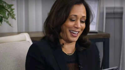 Kamala Harris rummages through old pics, shares cute childhood tales