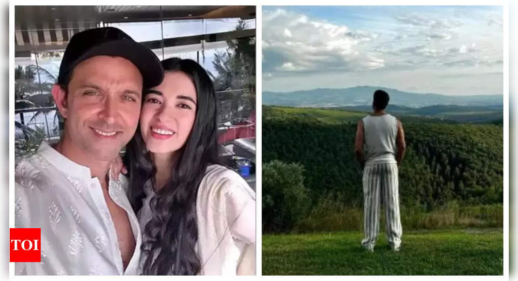 Hrithik Roshan drops a serene photo from Italy as he shoots for ‘War 2’; girlfriend Saba Azad REACTS |