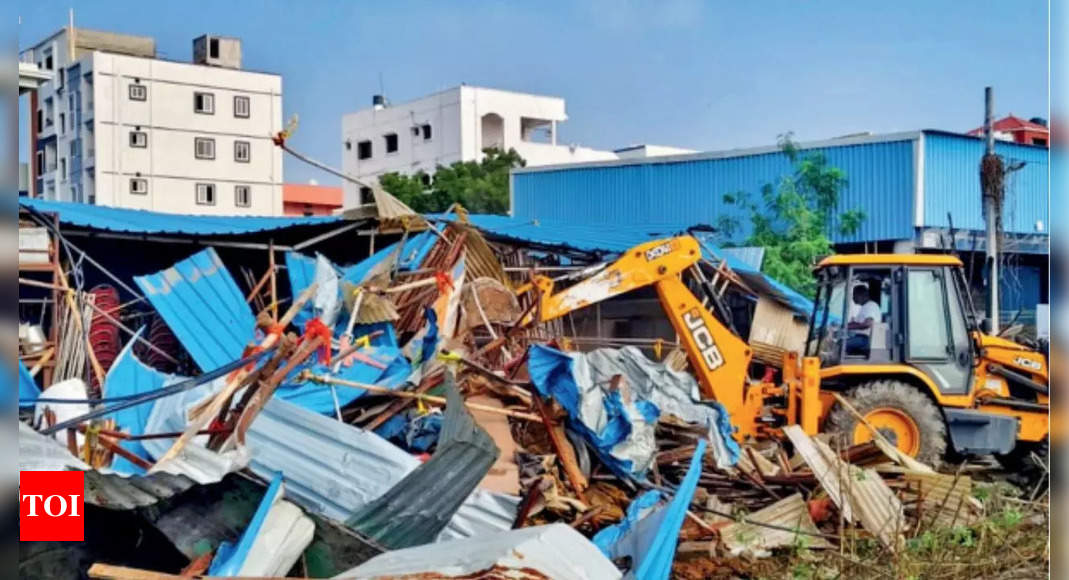 Hyderabad: 16 structures in Kukatpally bite dust, locals say no prior notice | Hyderabad News