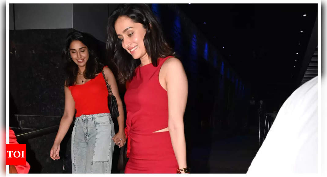 ‘Stree 2’ star Shraddha Kapoor steps out in style for a dinner date with girlfriends -Video inside |