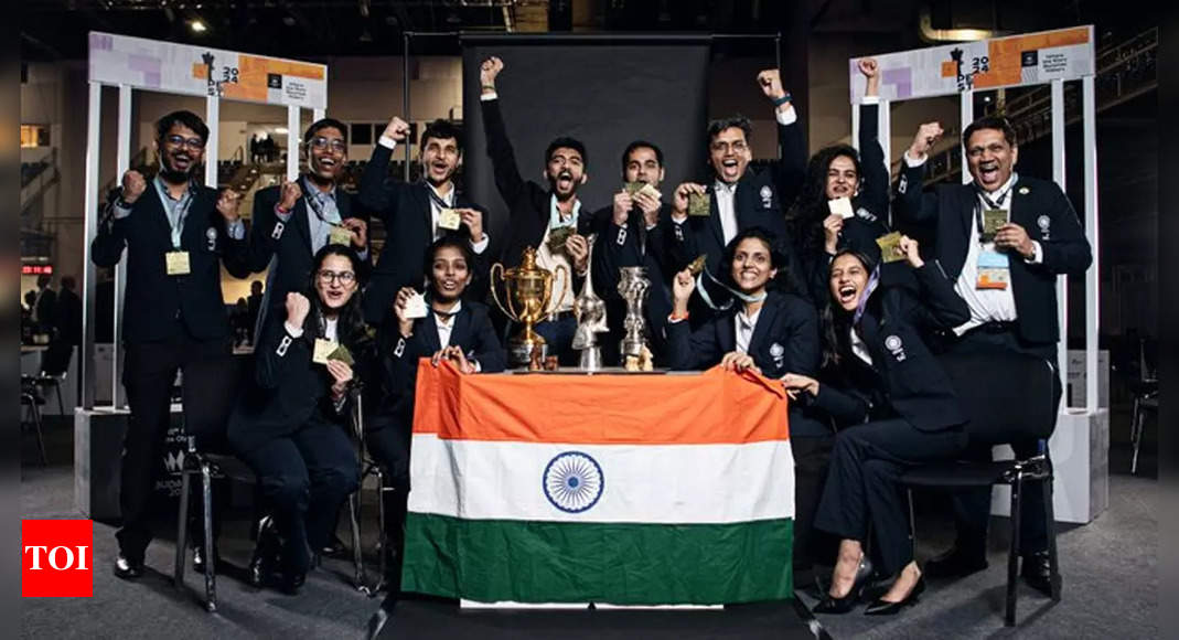 Sports News Live Updates: Team India creates history at Chess Olympiad; Indian cricket team consolidates top spot at WTC standings  – The Times of India