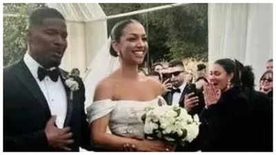 Jamie Foxx walks daughter down the aisle as she ties the knot with Joe Hooten in lavish ceremony