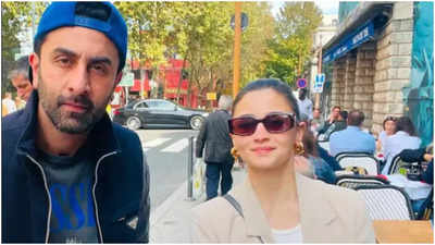 Ranbir Kapoor takes a break from his Ramayan' look on Paris vacation with Alia Bhatt