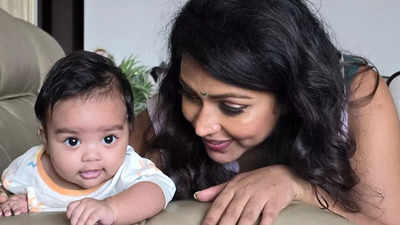 Amala Paul shares her latest picture with her baby boy Ilai