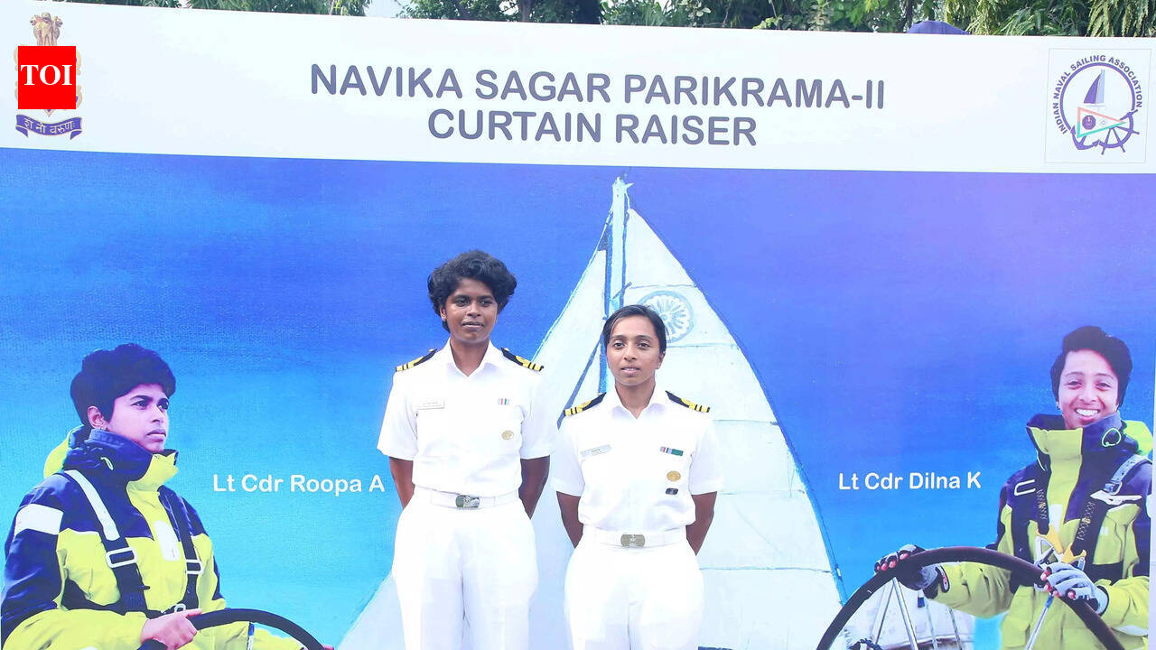 Two women naval officers to embark on grueling round-the-world sailing ...
