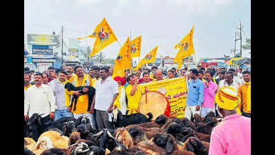 Members Of Dhangar Community Hold ‘rasta Roko’ Agitations To Demand ...