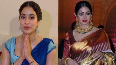 Janhvi Kapoor addresses 'Devara: Part 1' fans in Telugu; netizens call her junior Sridevi - WATCH