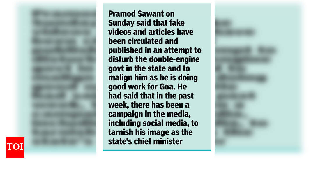 State rallies behind CM amidst fake news & videos Goa News