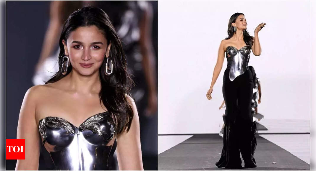 Alia Bhatt makes her debut at Paris Fashion Week, walks ramp in style alongside Kendall Jenner, Cara Delevingne and others | Hindi Movie News – Times of India