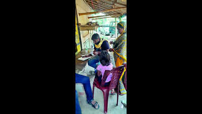 Junior docs hold Abhaya camps in flood-hit villages