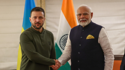 PM Modi meets Ukraine President Zelenskyy for second time in a month, reaffirms India's support for peaceful conflict resolution