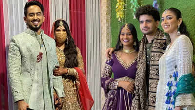 Adnaan Shaikh-Ayesha Shaikh Wedding: Mr. Faisu, Sana Makbul, Vishal Pandey, Shivani Kumari and others attend the star-studded Sangeet ceremony