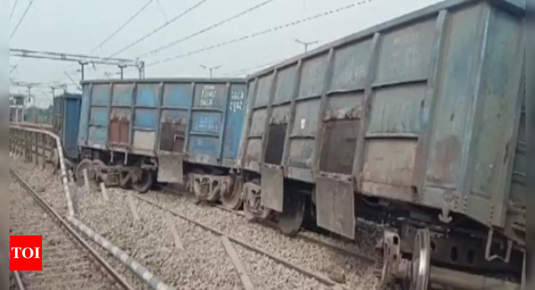 Five Goods Train Wagons Derail in West Bengal